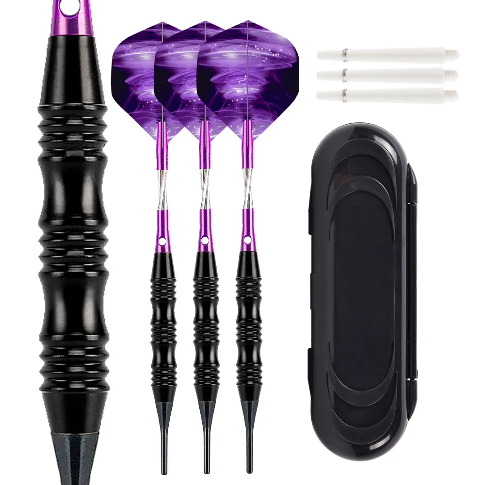 

3pcs 23g Soft Dart Set Colorful Electronic Dart Needle with Protector Aluminum Rod Dart Keel Exquisite Gift Box Set
