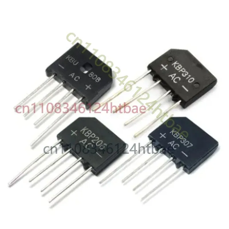 100pcs KBU606 KBU608 KBU610 KBU808 KBU810 KBU1010 KBU1510 KBU2510 KBU3510 Diode Bridge Rectifier