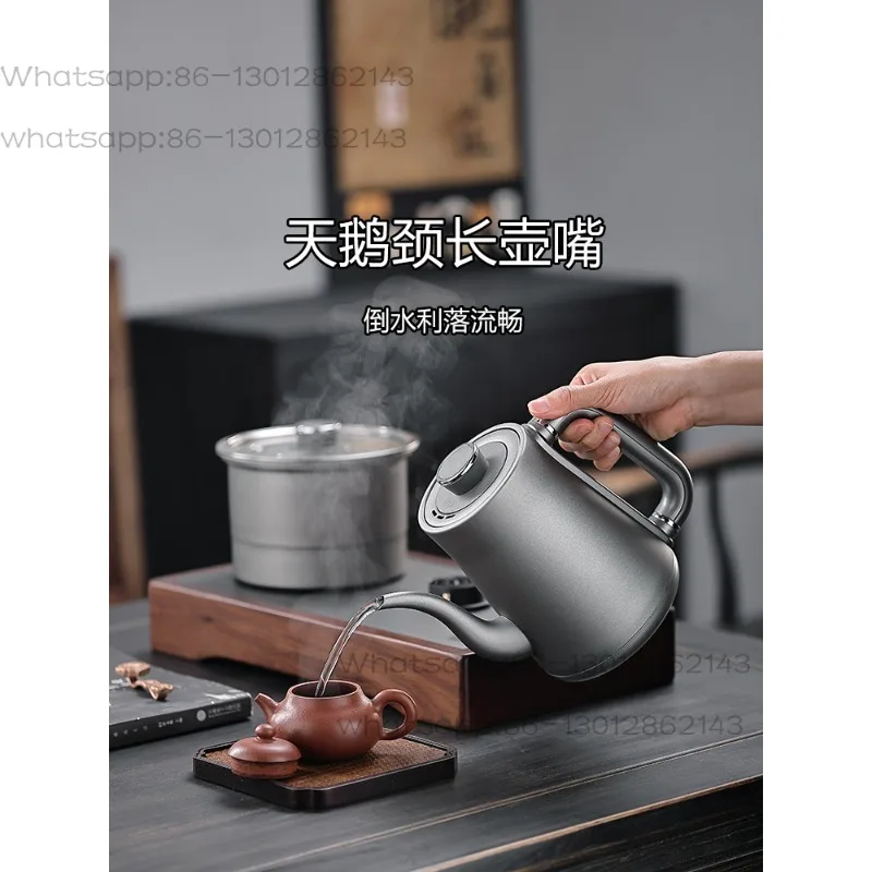Intelligent automatic water supply electric kettle for drinking tea, embedded tea table, tea tray, tea making set