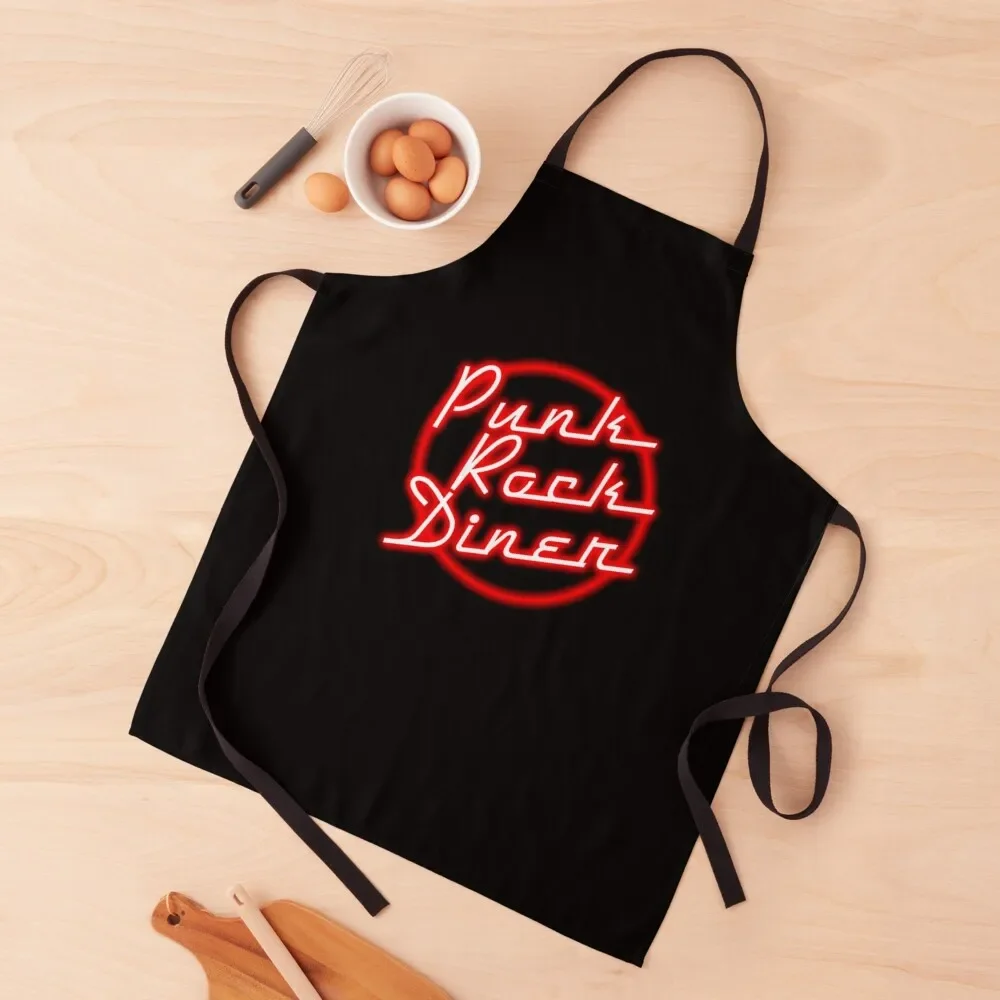 

Punk Rock Diner Apron Women's Things For The Kitchen Apron