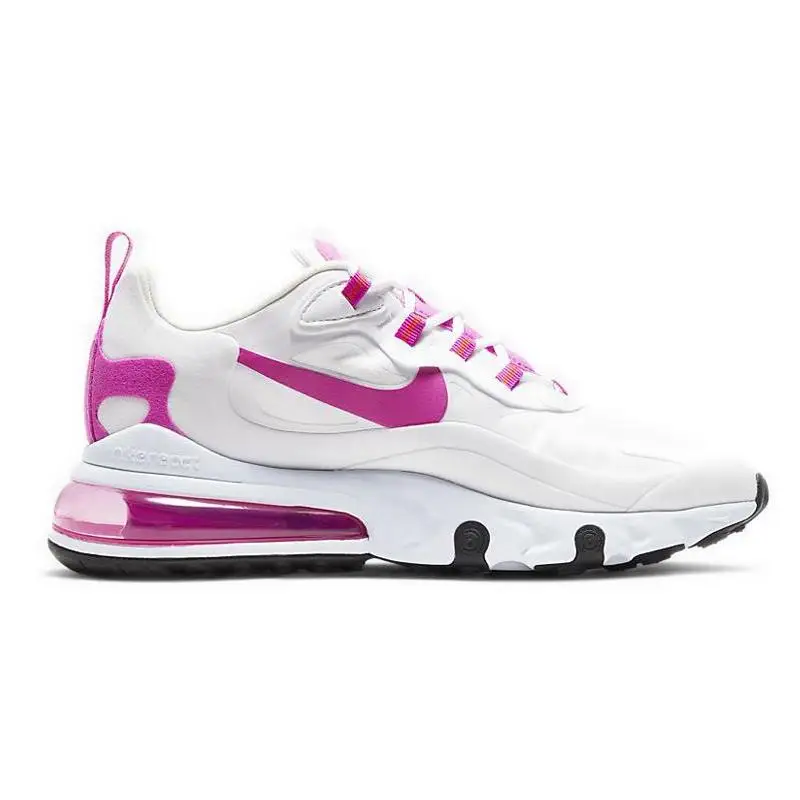 Nike Nike Air Max 270 React White Fire Pink Women's Sneakers shoes CJ0619-100