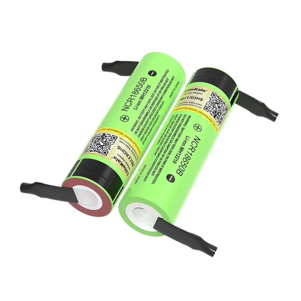 Liitokala 100% New Original NCR18650B 3.7v 3400mah 18650 Lithium Rechargeable Battery DIY Nickel Sheet batteries