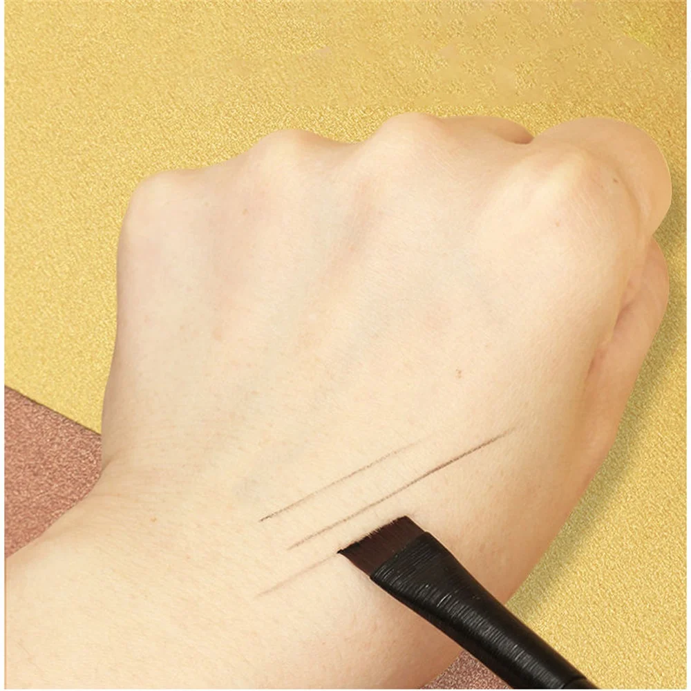 Lomansa 1 pièces brosse permanente à tête plate brosse de coiffage de cils outil de levage de cils stratification des cils outil de séparation et d'extension de cils