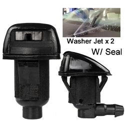 X2 Front Windscreen Wiper Washer Jet Nozzle Sprayer Hood For Toyota Land Cruiser Prado J120 120 Corolla Verso E121 Spacio 2003