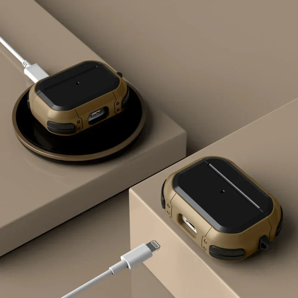 Etui ochronne Armor do AirPods Pro 2. generacji AirPods 3. 2 1. generacji Pokrowiec Akcesoria Odporny na wstrząsy Coque Capa Funda
