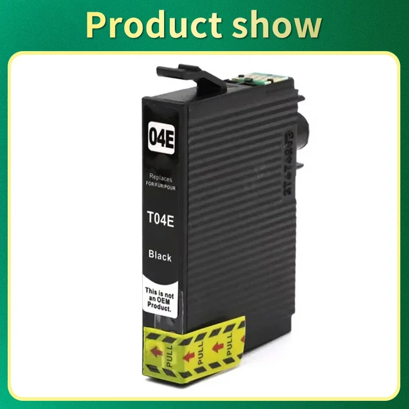 T04E T04E1 T04E4 04E Compatible Ink Cartridge for Epson Expression Home XP-2101/XP-4101,WorkForce WF-2831/WF-2851 Printer