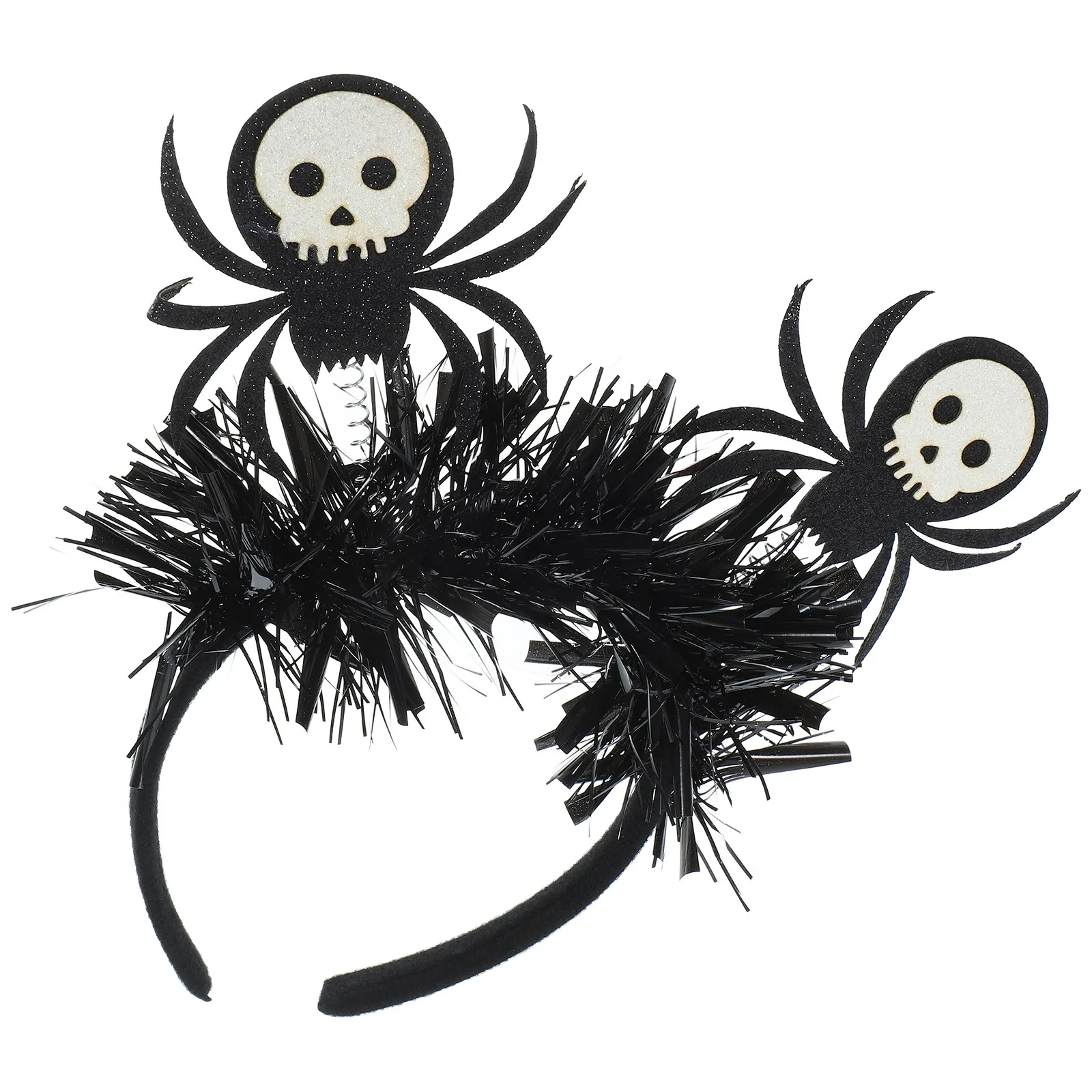 Halloween Spider Headband Skull Design Hair Hoop for Women Adults Comfortable Wear Long Time Party Carnival Cosplay Prop