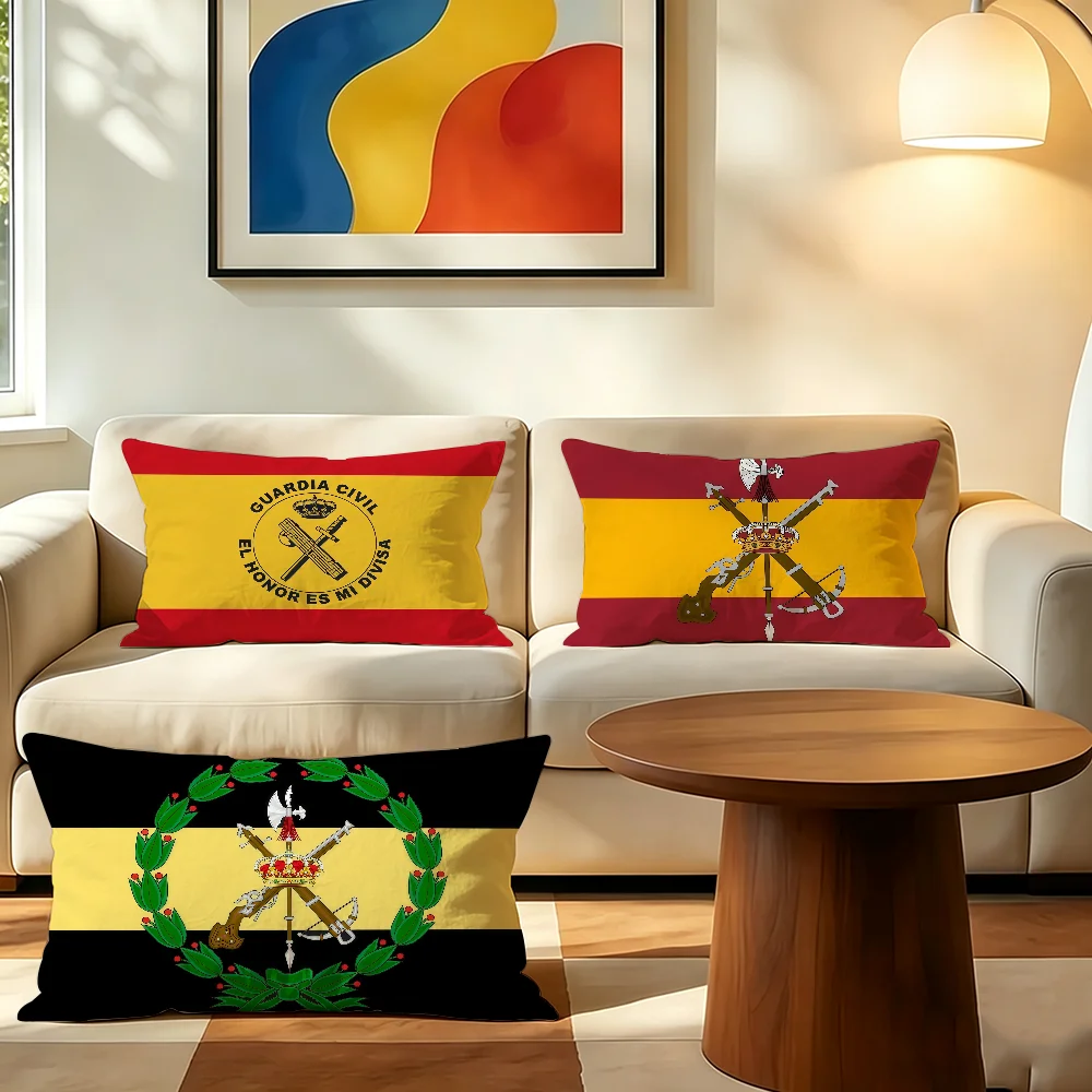 Spain Guardia Civil Symbol cushion cover Decorative For Sofa Office Living Room Bedroom Suitable For Bed Lumbar Support Pillows