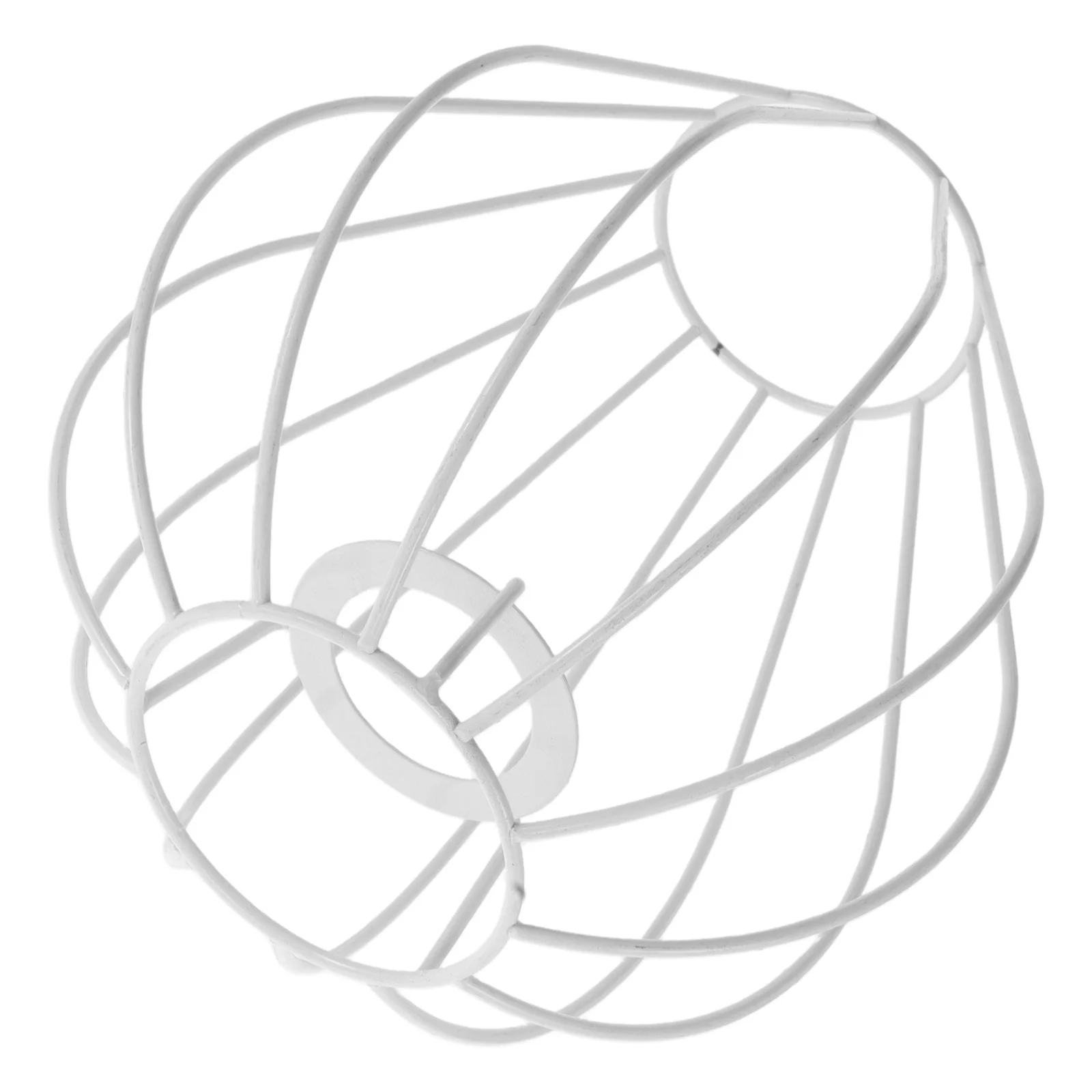 

Industrial Metal Lamp Cage Wire Lampshade Frame DIY Table Lamp Base E27 Bracket Vintage Light Shade for Desk Bedside Office