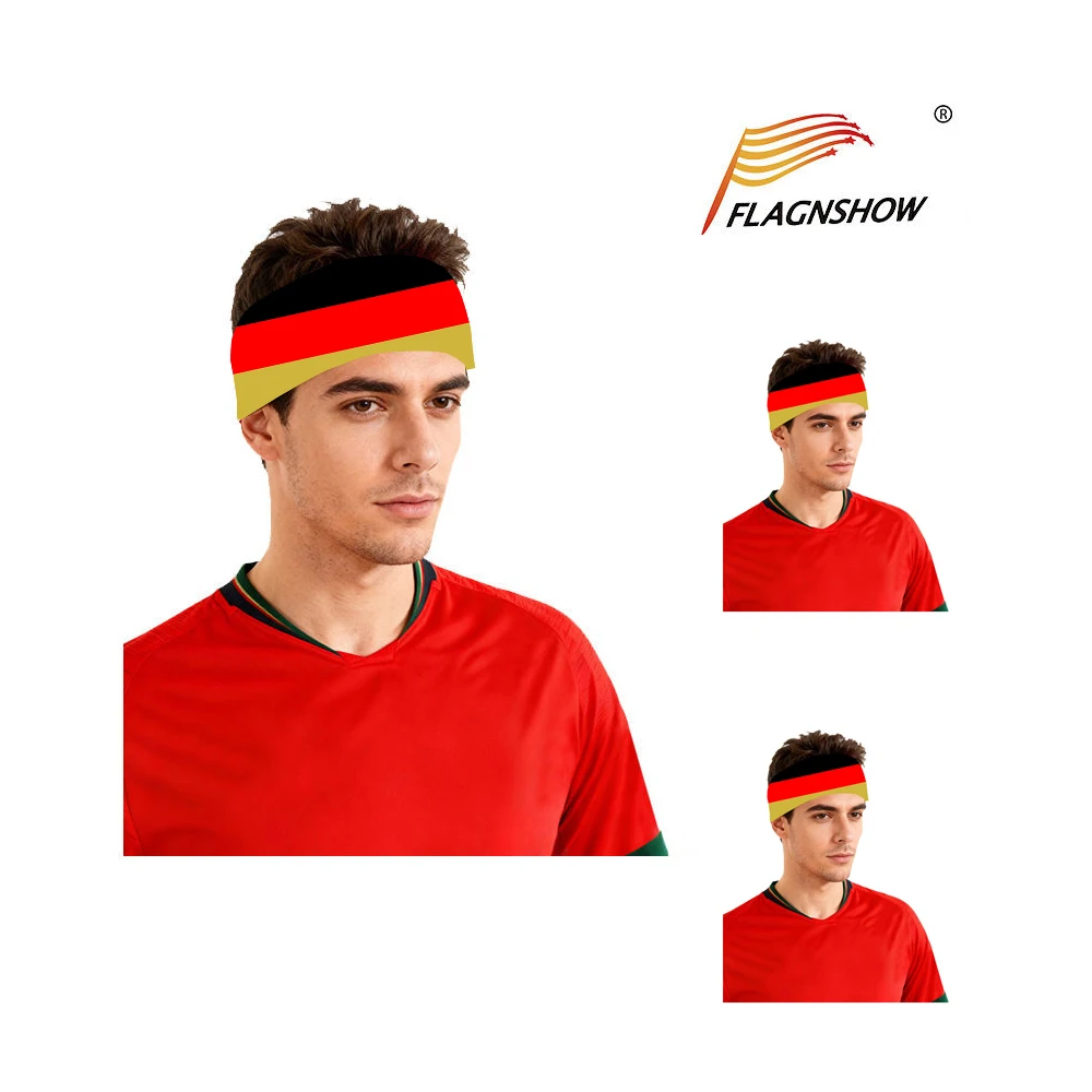 Flagicts Stretch Free Size Fans Germany Flags Headband