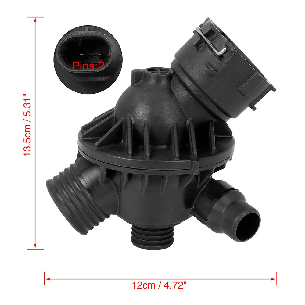 11537598865 11532394968 Car Thermostat Housing for BMW F22 F23 F30 F32 F33 F34 F36 F15 F16 M235I 335I 435I X5 X6 3.0L 2012-2018