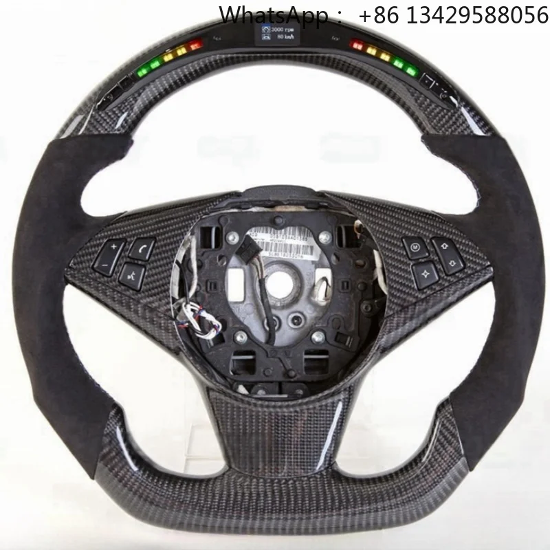Custom  Suede Carbon Fiber Steering Wheel m Performance for BMW 3 Series E90 E91 E92 E93 Car Steering Wheel E46 E60 E70 E36