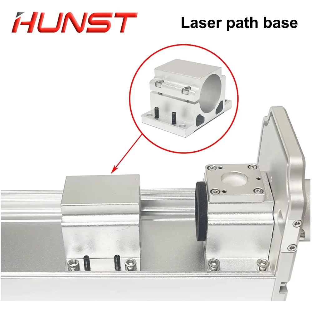 مشابك رأس الليزر HUNST، أجزاء رأس الليزر بقاعدة مسار الليزر، مناسبة لآلات الوسم بليزر الألياف #6