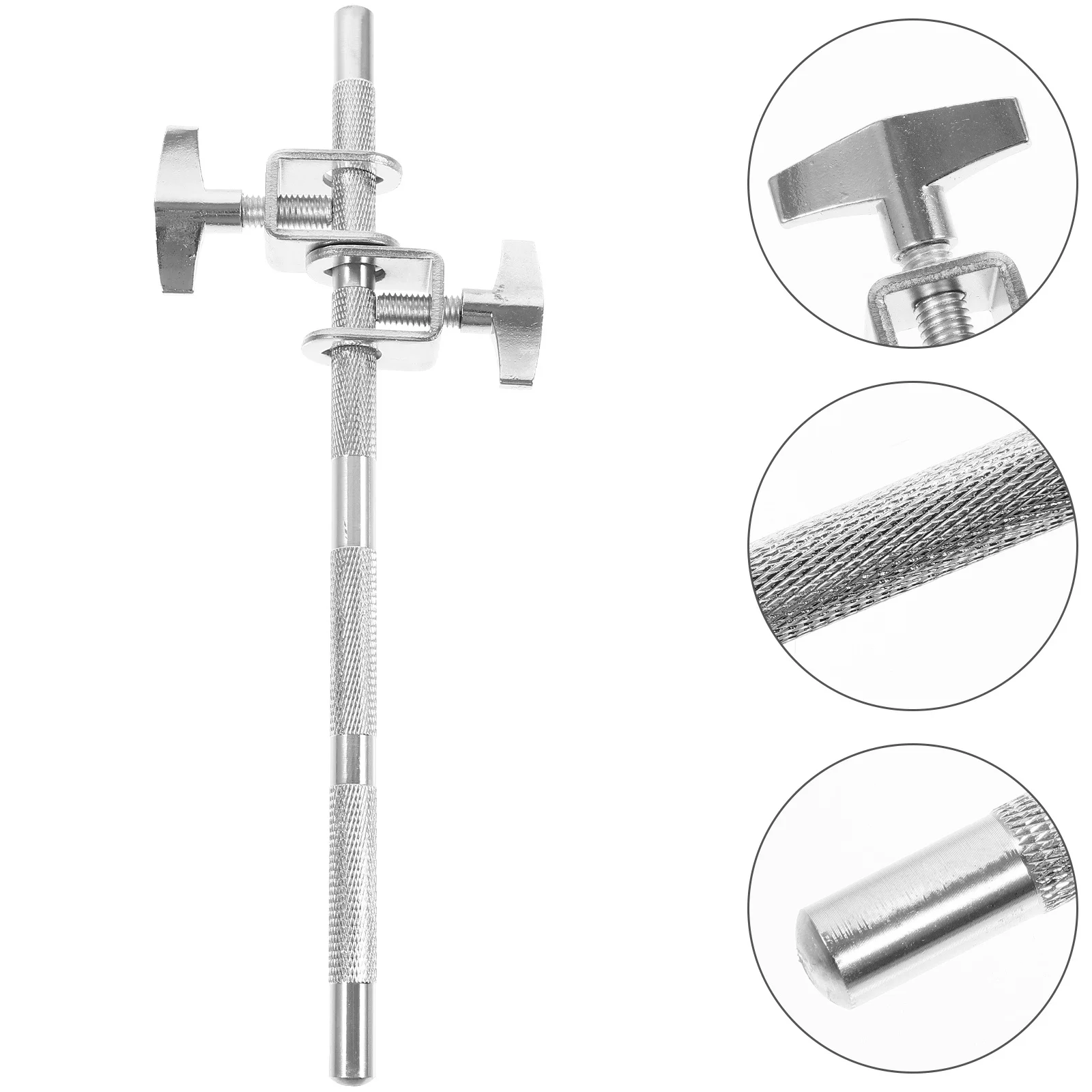 

Drum Set Cowbell Holder Strong Mount Clamp with Fixing System Portable Cowbell Holder Clip for Percussion Instruments