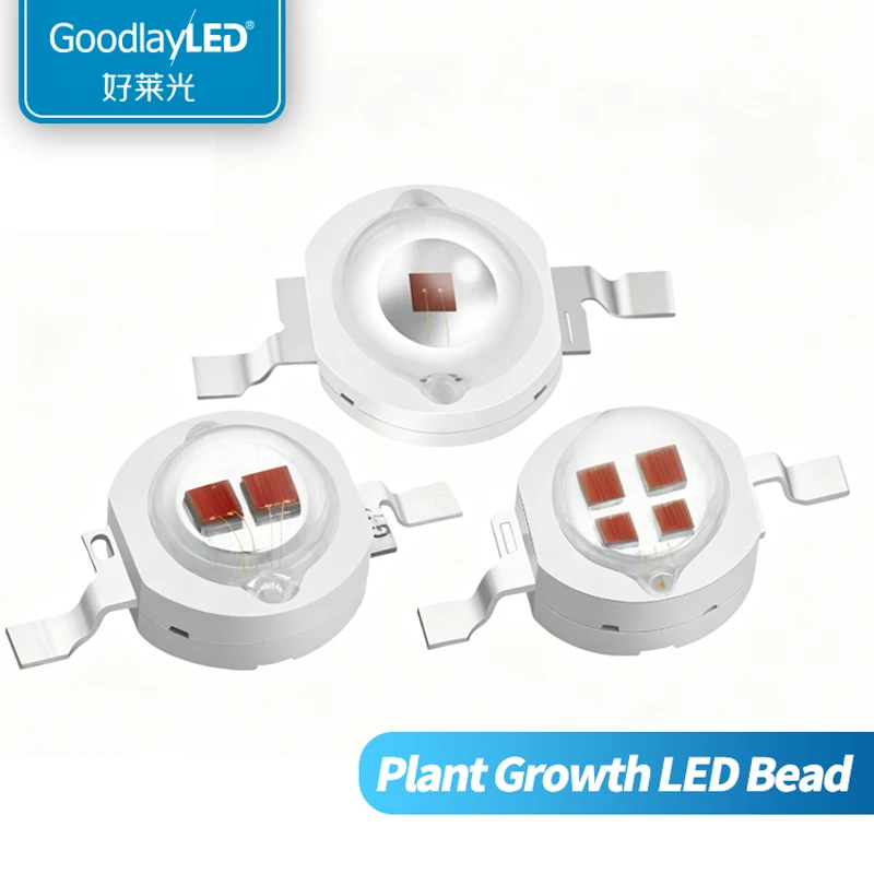 660nm LED Grow Light Beads for Animals and Plants, Medical Beauty Supplemental Light LED Beads, Red Light Therapy LED Lamp Manuf
