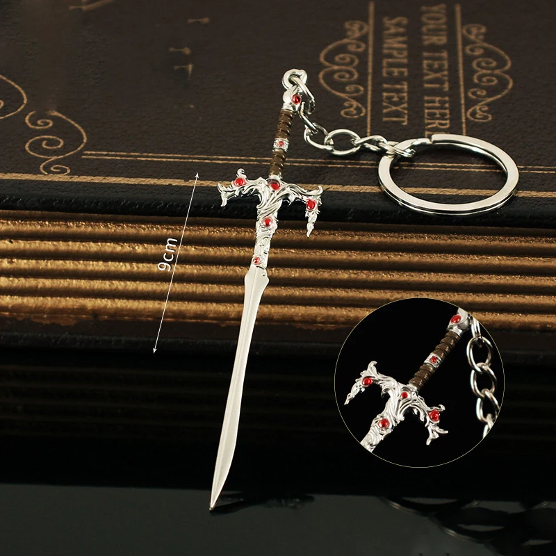 New Baldur Gate 3 Heros Weapon Keychains Metal  Great Sword Model Backpack Pendant Anime Game Decoration Friends Gifts