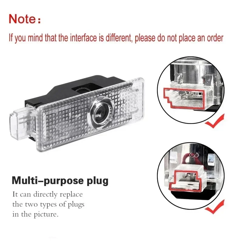 2PCS LED Car Door Projector Welcome Lights For BMW X5 E70 F15 2007‑2023 Ghost Shadow Courtesy Badge Lamp Auto Decor Accessories view 6