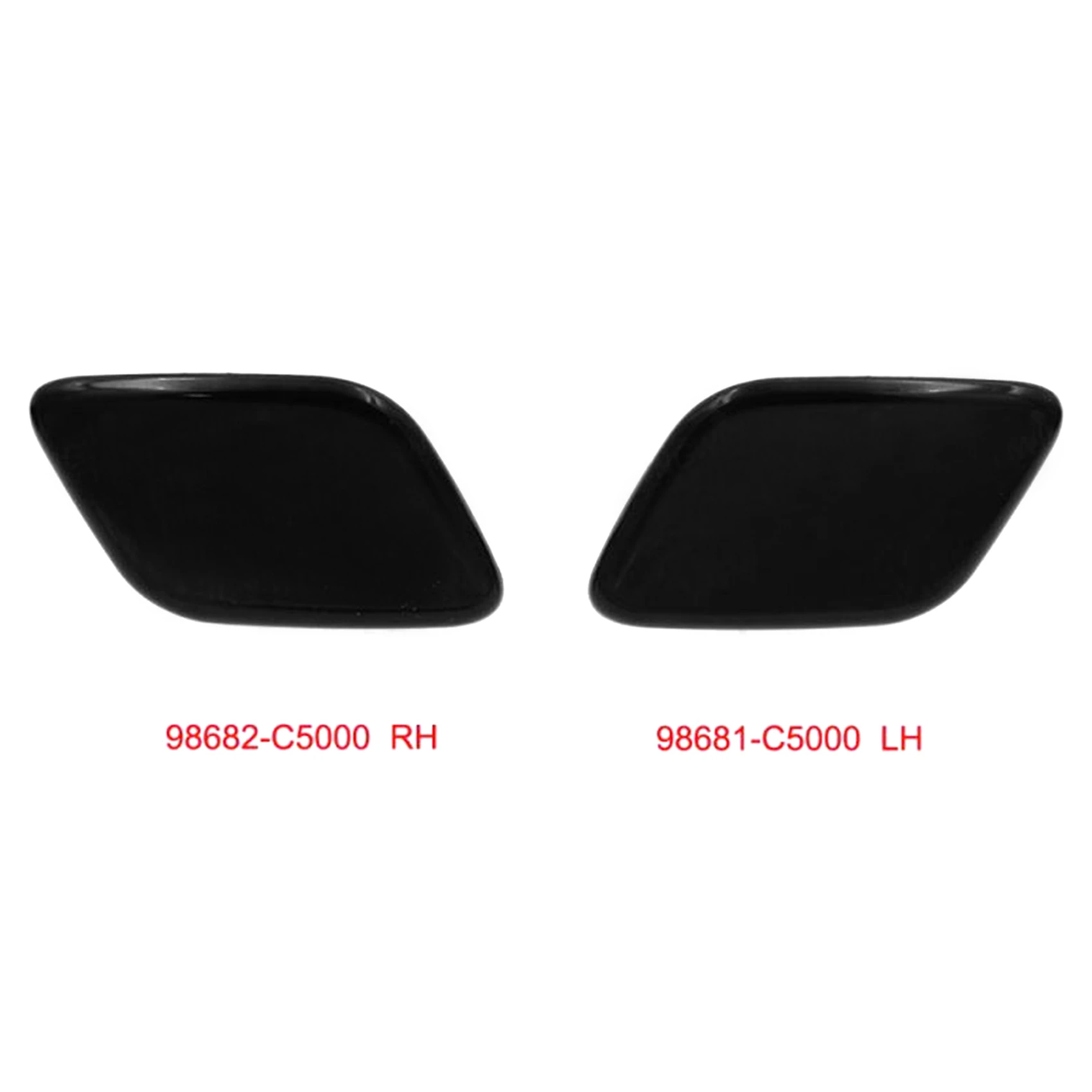 فوهة غسالة الضوء الأمامي مصباح إضاءة الرأس مضخة رذاذ التنظيف + غطاء غطاء لكيا سورينتو UM 2015 -2018 98672 C5000 (يمين)