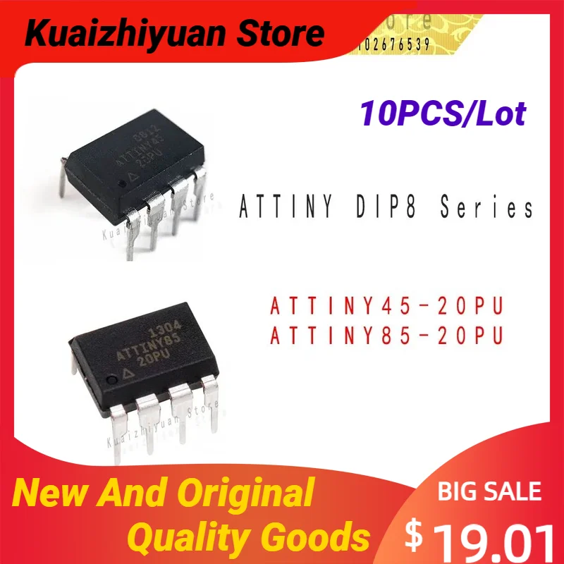 

10 шт./лот, новые и оригинальные ATTINY85-20PU ATTINY85-20 ATTINY85 85-20PU ATTINY45-20PU ATTINY45 45-20PU DIP-8 качественные товары