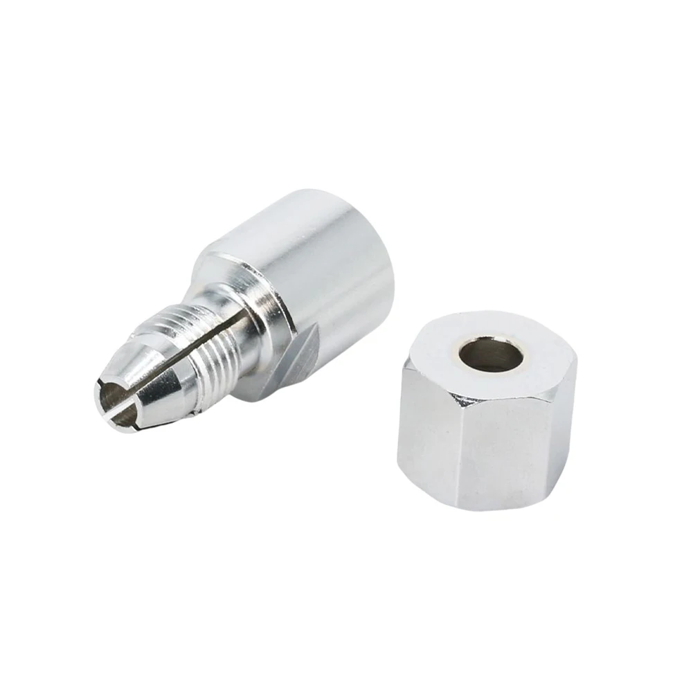 

Power Tools Chuck Cutting Machine Tool Drill Collet Chuck For M10 High Speed Steel Silver 1pcs 6mm Diameter Home