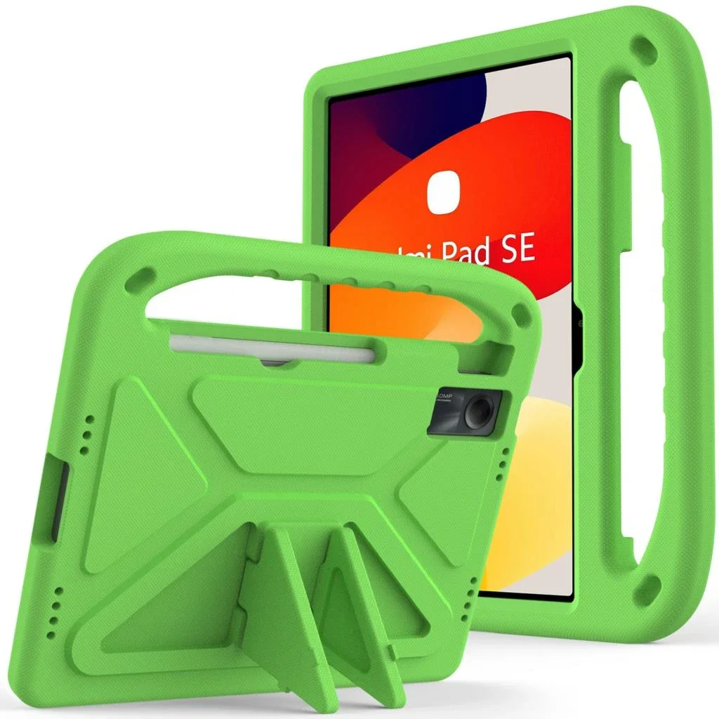 NONE Kindersichere EVA-Schutzhülle für Xiaomi Pad 8 7 6 5 Pro Redmi Pad 2 2025 SE 11 10.61 2022 Stoßfeste Vollschutz-Tablet-Hülle für Kinder 4