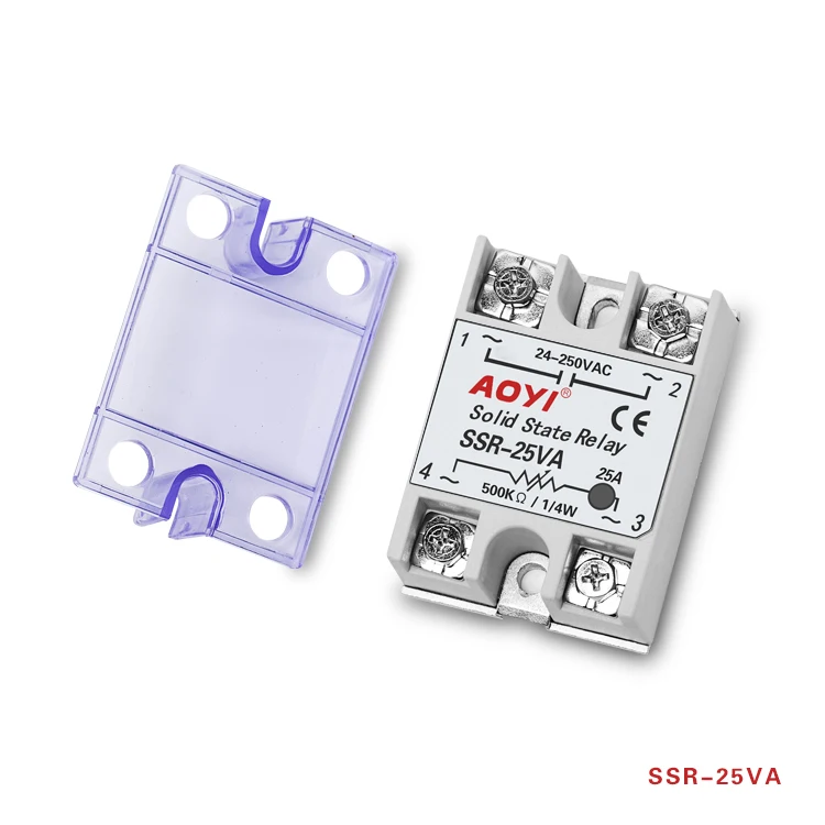 

5 шт. AOYI однофазное твердотельное реле серии 24 В переменного тока SSR-25VA с гарантией