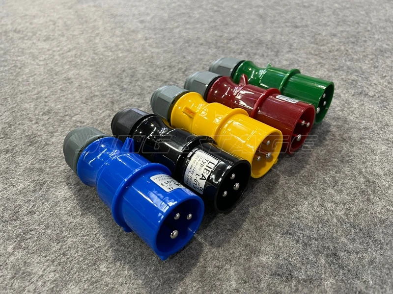 New Outdoor Waterproof 3Pin 3 Pin 16A Stage Lighting Industrial Plug Power Connector