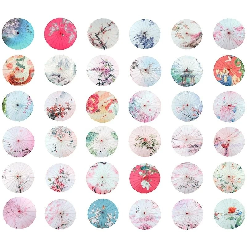 Papel papel engrasado chino Propiedades baile Parasolas papel aceite para recitales baile cosplay boda