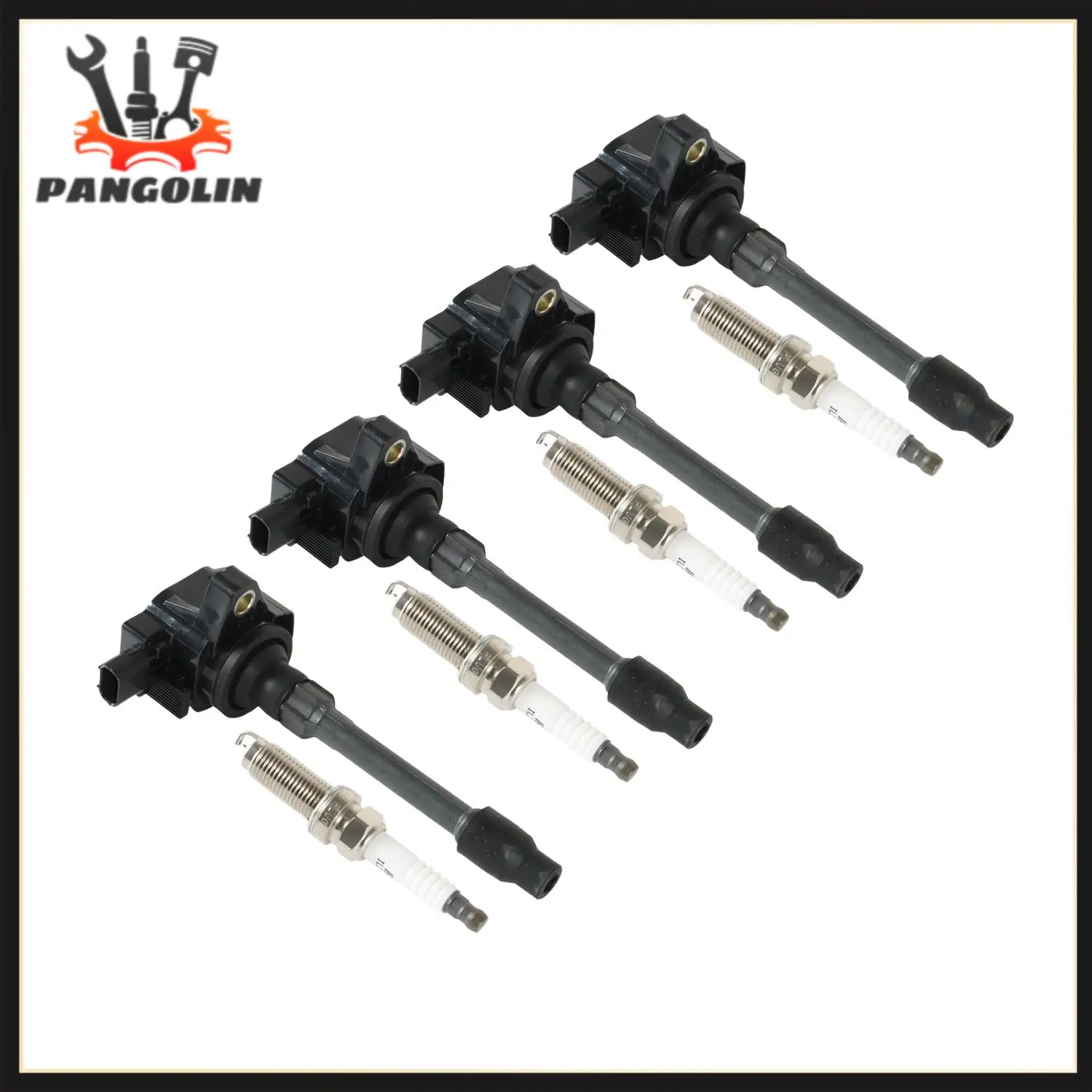 

4pcs Ignition Coils+4pcs Iridium Spark Plug for 2017-2020 Honda CRV UF781+95660 Ignition System Ignition Coil Wear Part