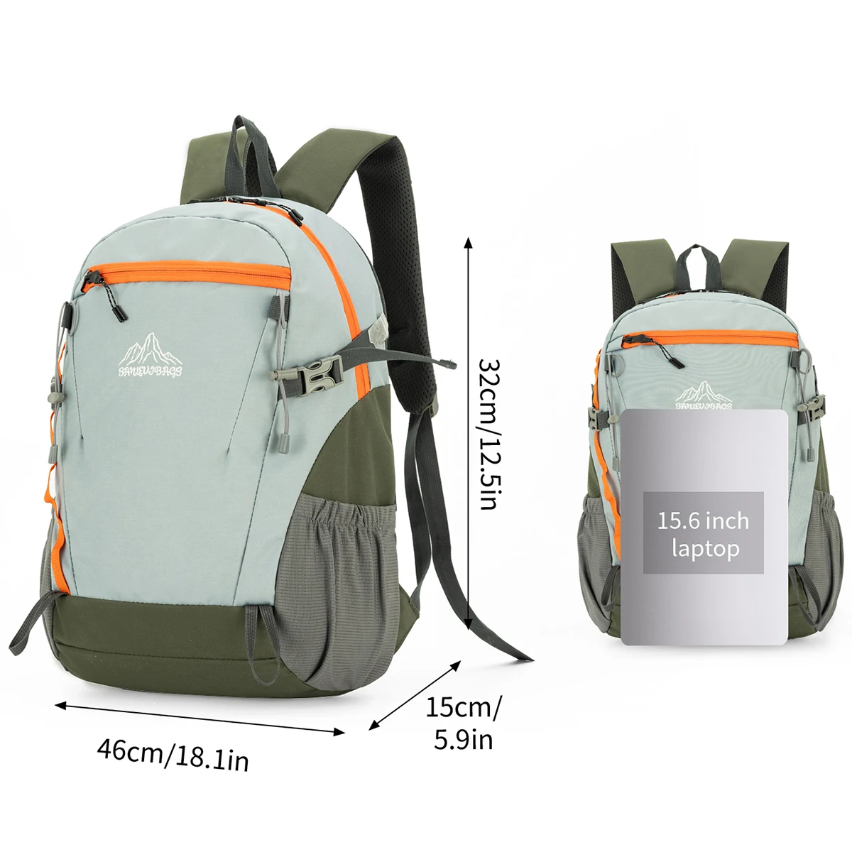 Logo high-end custom-made lightweight sports commuter outdoor professional waterproof backpack fashion backpack exclusive diy