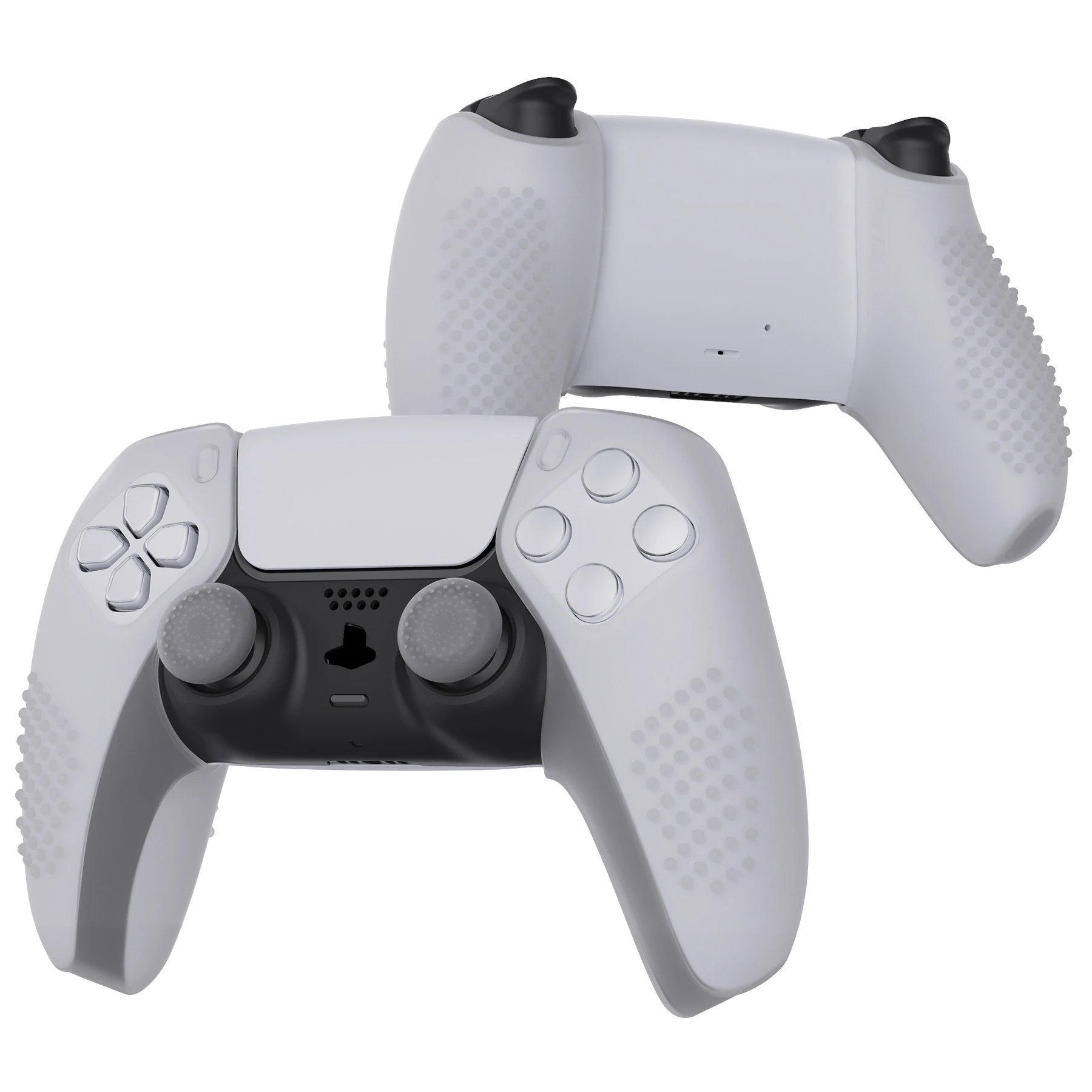 PlayVital 3D Studded Edition manopole ergonomiche in Silicone morbido custodie protettive in gomma con 6 cappucci per levette per Controller ps5