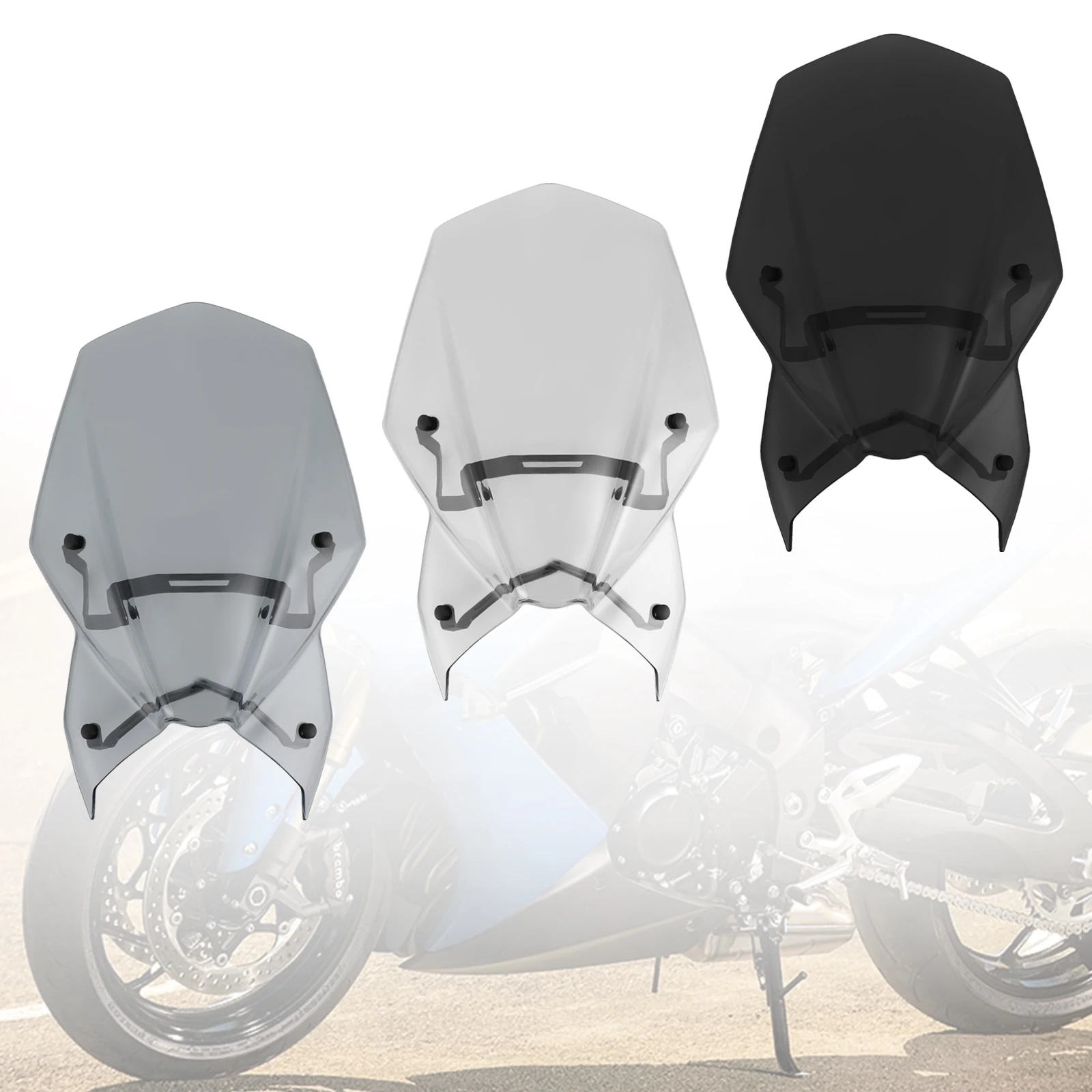 

Artudatech ABS Motorcycle Windshield WindScreen fit for Suzuki GSX-S 1000 2021-2022