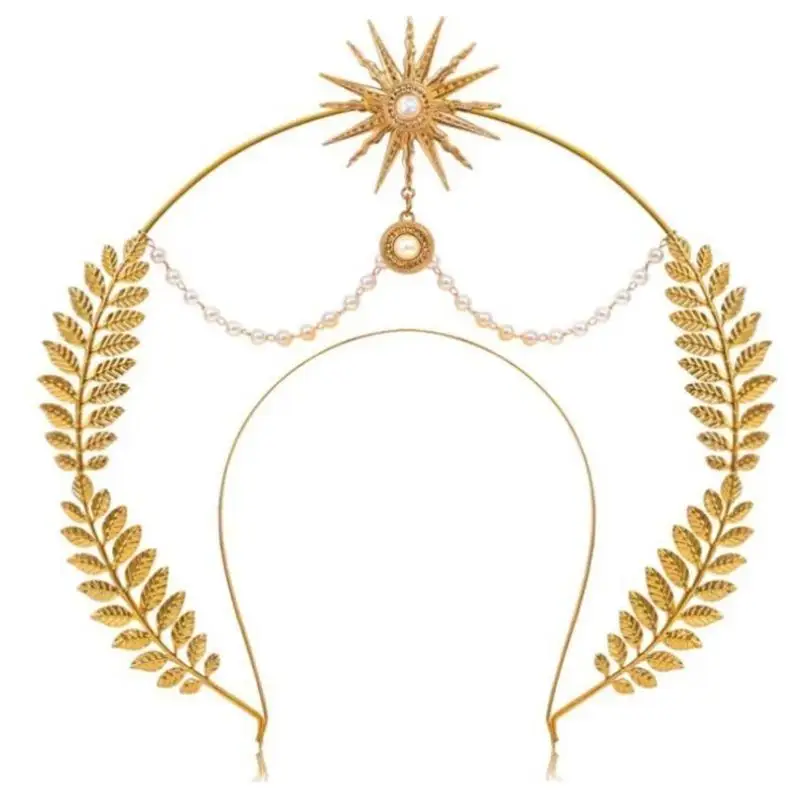 

652F Женская повязка на голову для невесты Halo-повязка на голову для свадебной вечеринки, свадебный обруч для волос, женские