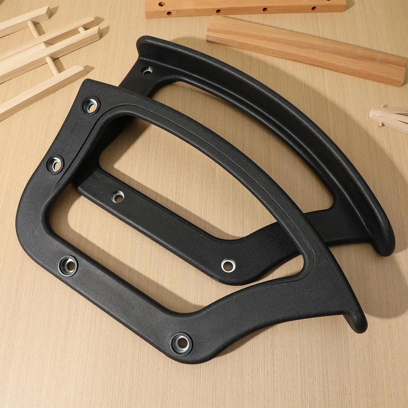 Accessori per braccioli per sedia girevole da 2 pezzi Anelli per braccioli da gioco resistenti per rack da scrivania da ufficio