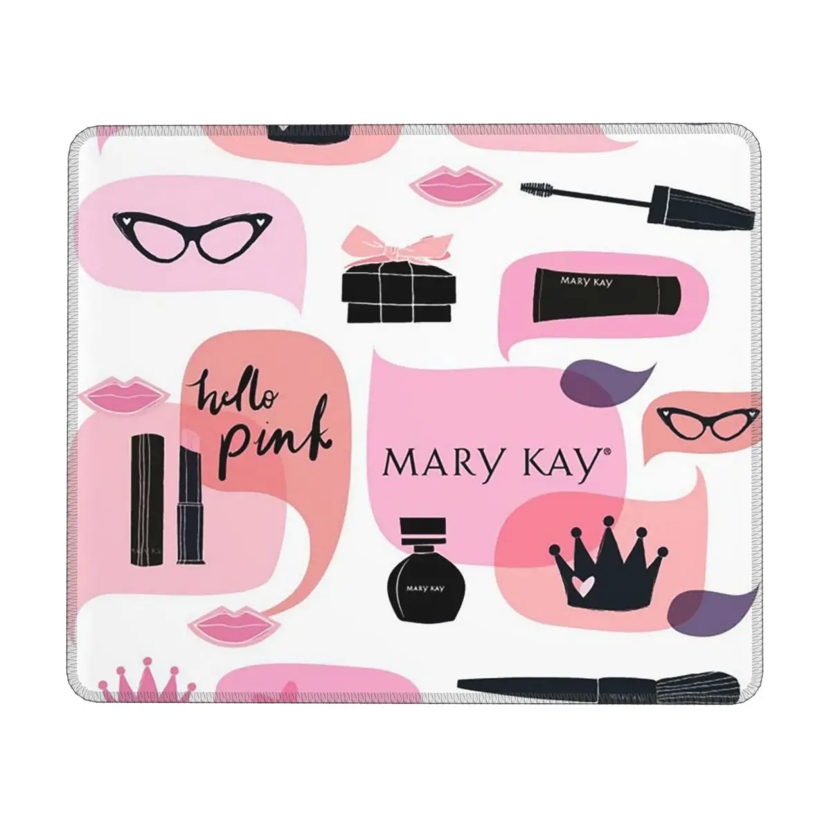 Mary kay cosméticos mouse pad teclado de computador mouse tapete gamer pc tapete de mesa de escritório