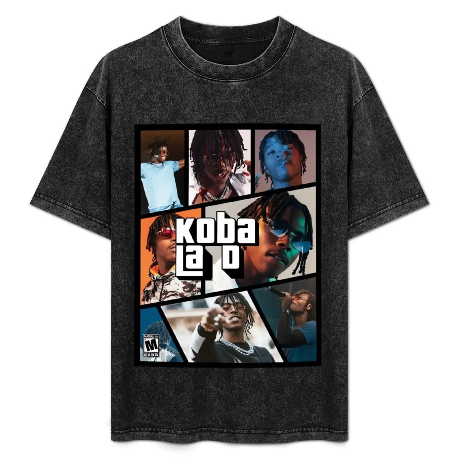 Koba La D GTA V French rap PP T-Shirt summer clothes Short sleeve tee mens tall t shirts