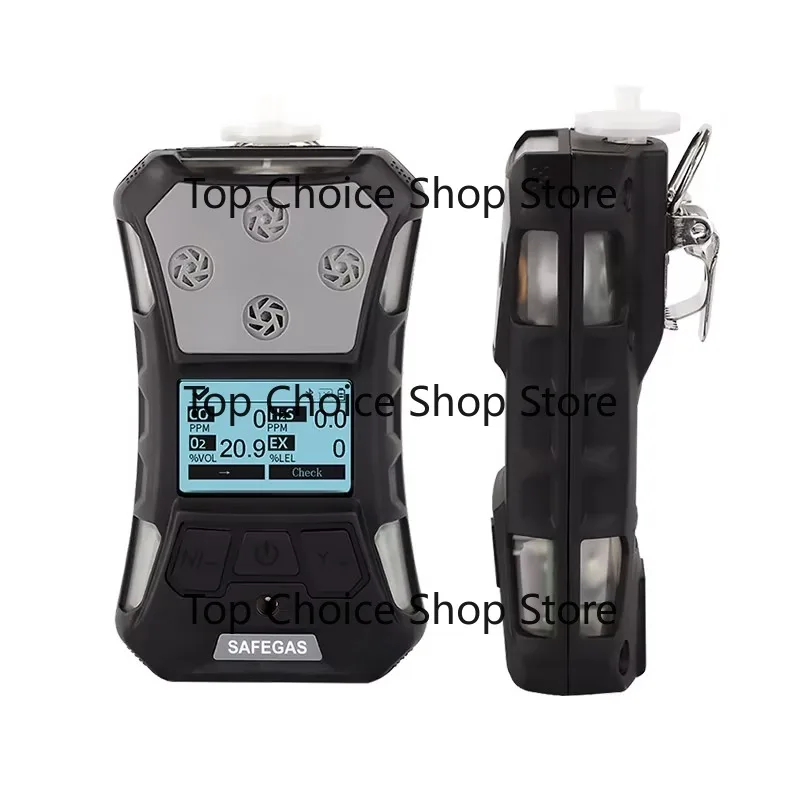 Chemical Manufacturing Plant IECEX ATEX Certified CO S-O2 NO O2 With Sound Light Vibration Alarm G-as Detector