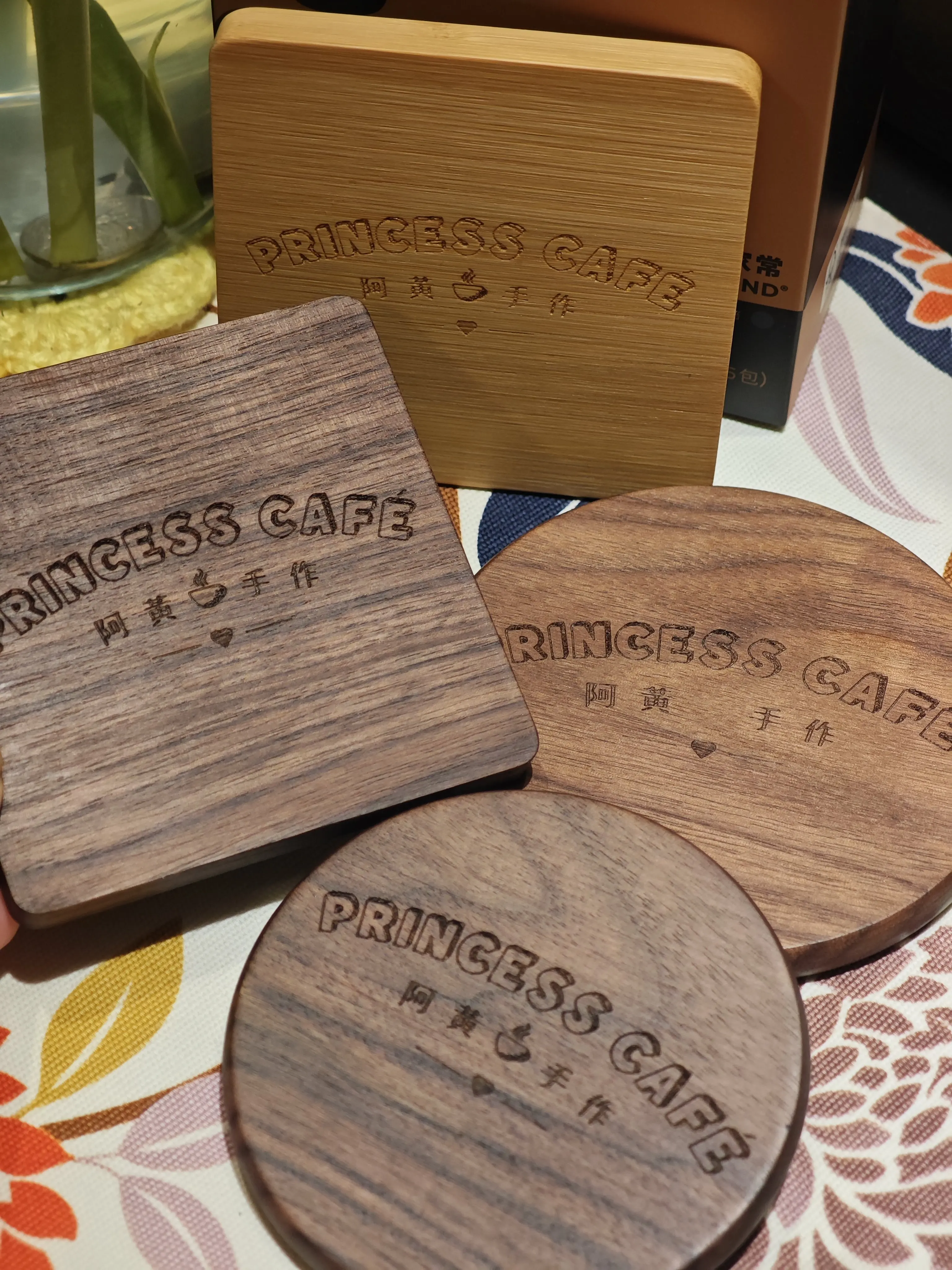 Natural Wood Drink Coaster 5