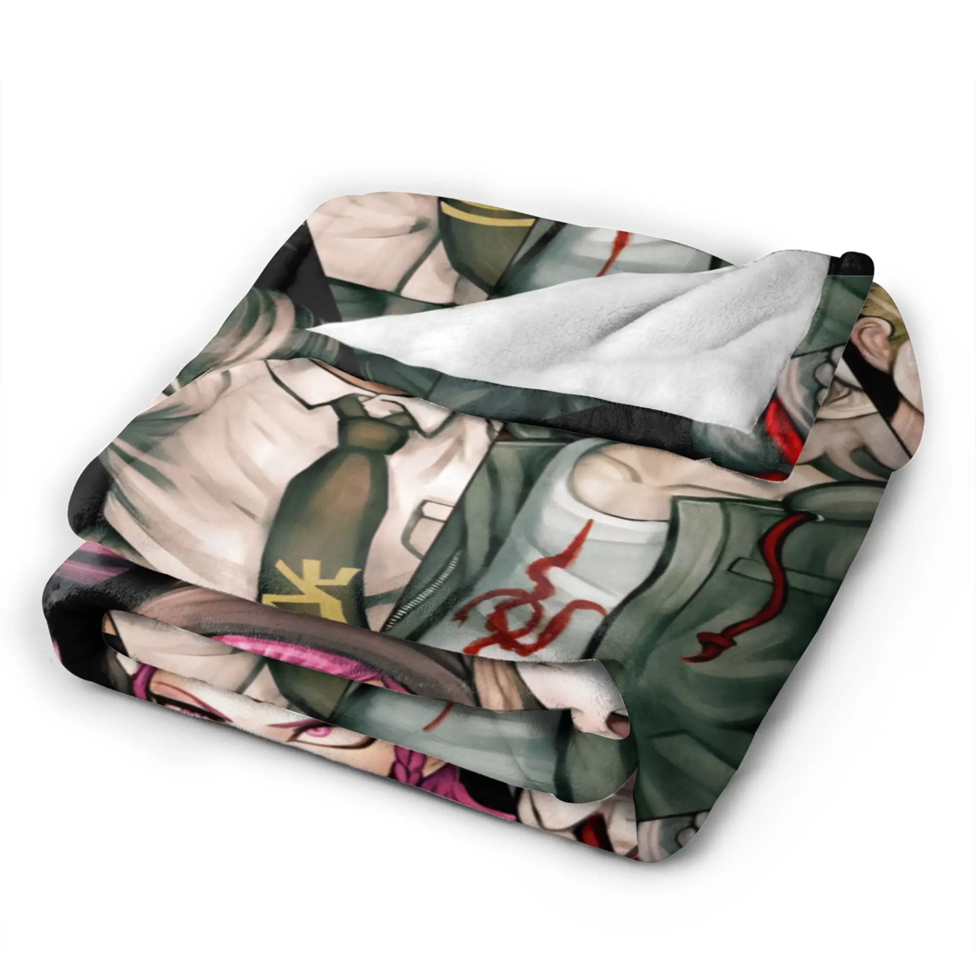 Danganronpa Plush Blanket Girls Boys Nagito Komaeda The Ultimate Flannel Bedding Throws For Couch Chair Warm Bedspread Gift Idea