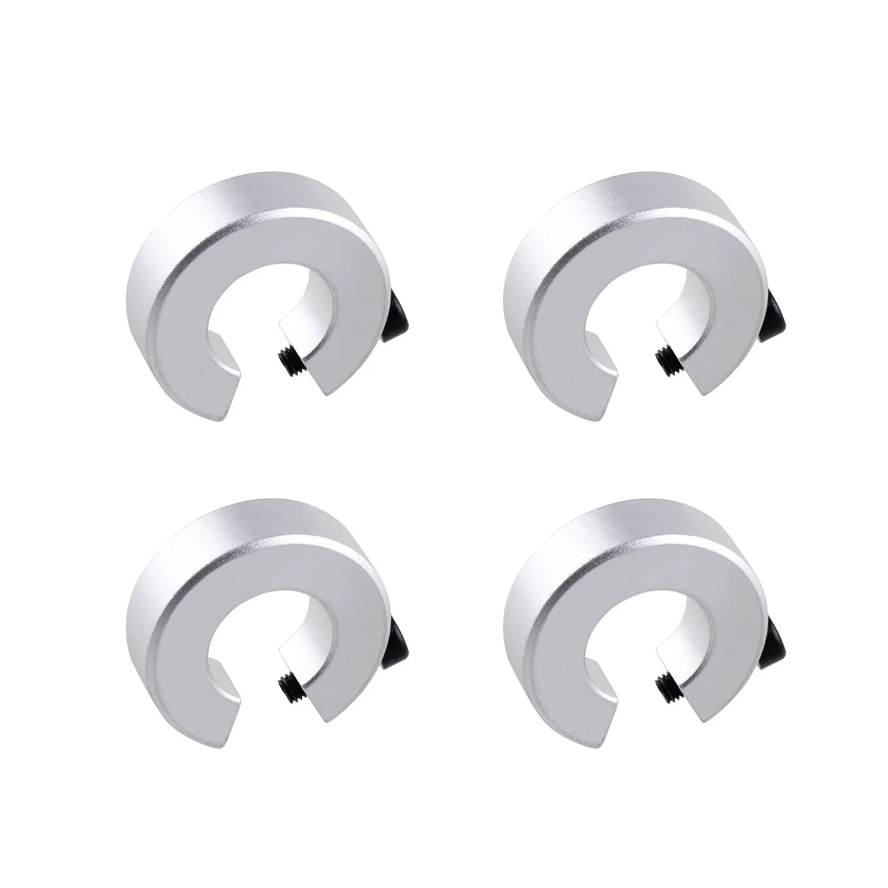 SBR12 SBR16 Linear Rail Bearing STOP COLLAR 4pcs ขนาดใหญ่เปิดแหวนคงที่สําหรับ CNC 3D ชิ้นส่วน SBR12 16 20 มม.