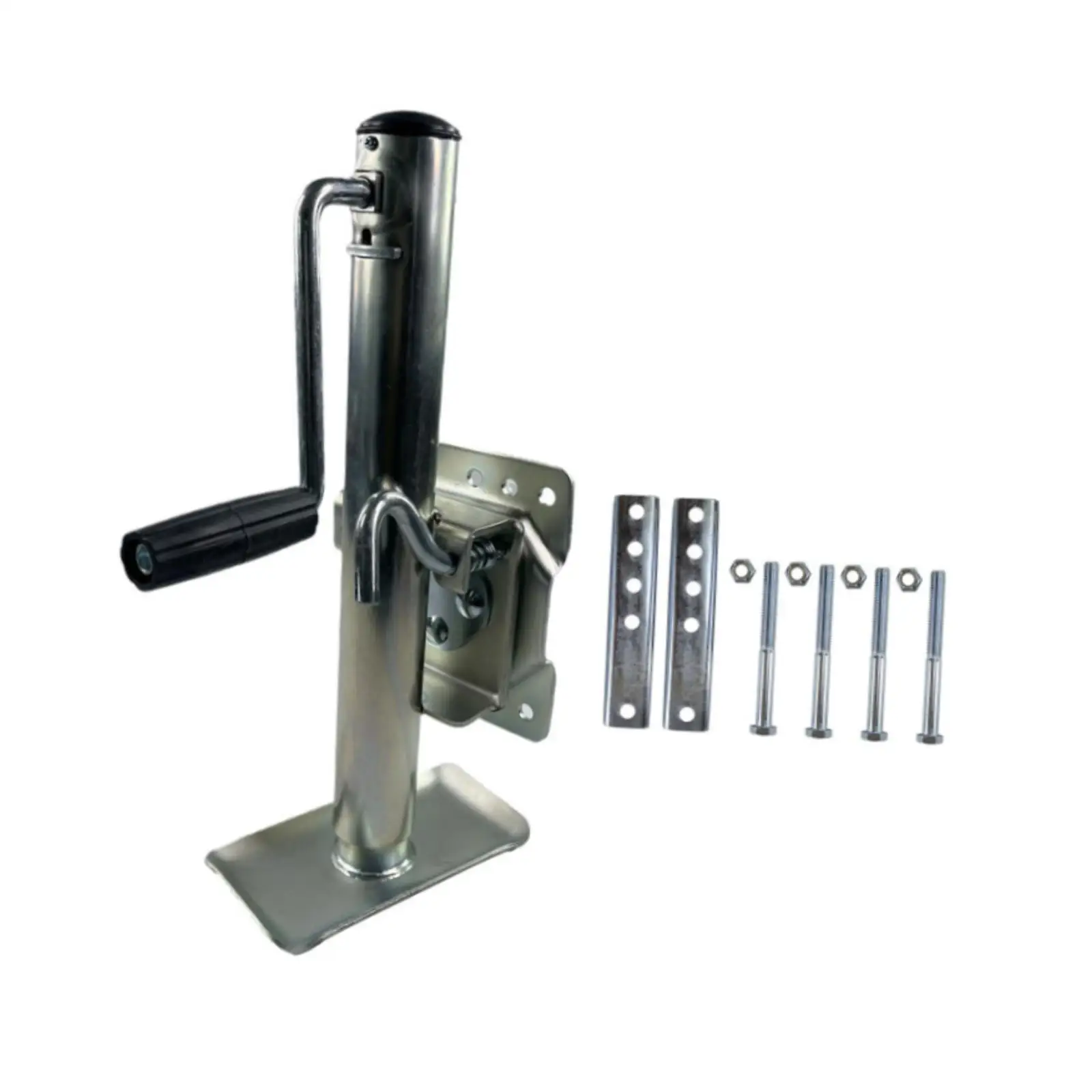 

Hand Crank Trailer Jack Metal Heavy Duty Labor Saving Sturdy Manual Tool Supplies Support Legs Multifunction Easy Carrying