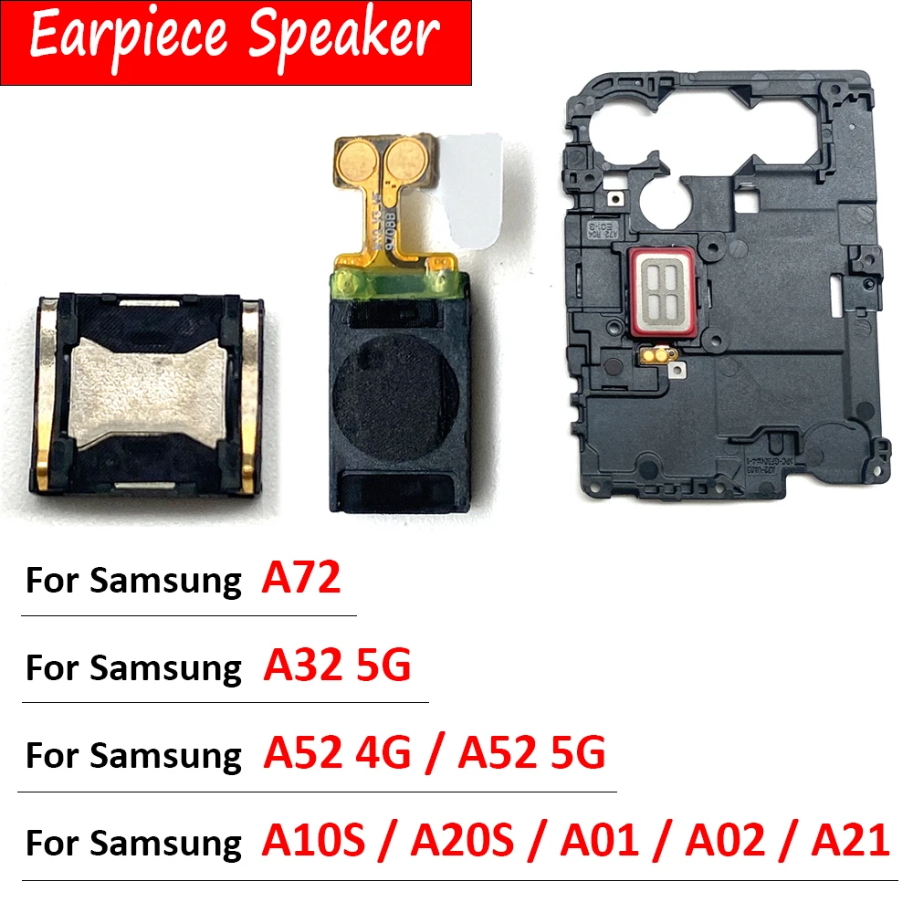 Tested Front Top Earpiece Earphone Ear Speaker Sound Receiver Replacement For Samsung A10S A20S A01 A02 A21 A32 A52 4G 5G A72