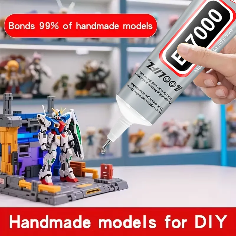 Colla B7000 trasparente con punta precisa, colla per unghie con strass, colla artigianale, super colla, colla per scarpe, colla per stoffa, colla per gioielli.