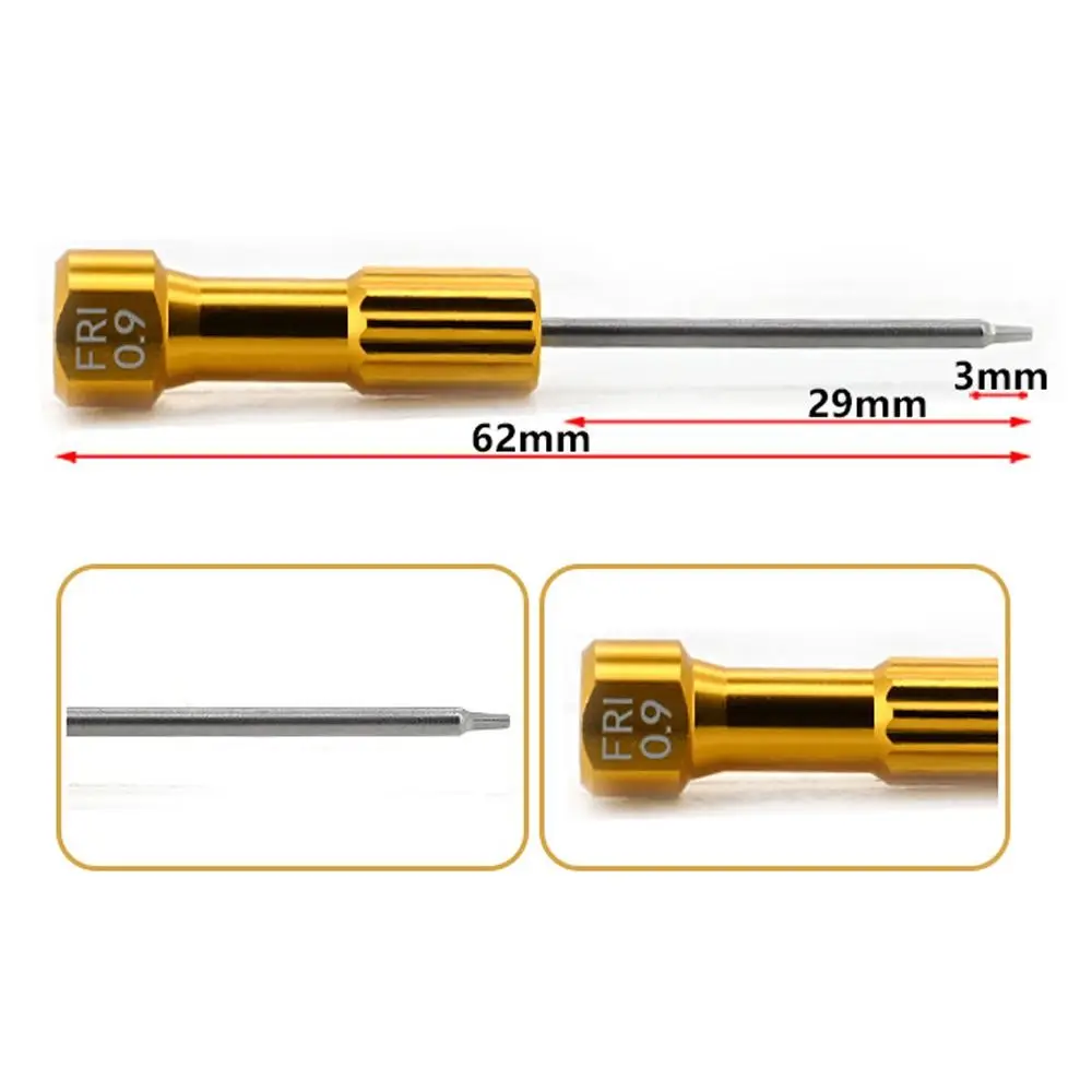 Afbeelding 7: Duurzame 6,2 cm technicus schroevendraaier, meerdere kleuren, DIY microschroevendraaier, implantaat roestvrijstalen schroevendraaier, tandtechnisch laboratorium