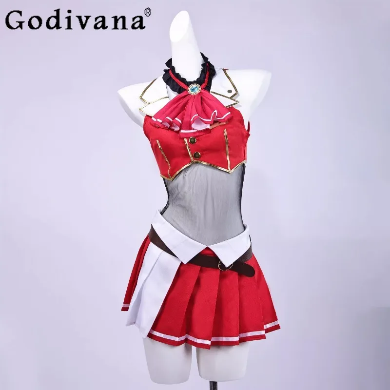 コスプレ衣装フルセット制服アニメ女性 VTuber ホロライブ Houshou マリンスカートスーツ女の子キャプテンコスプレ衣装