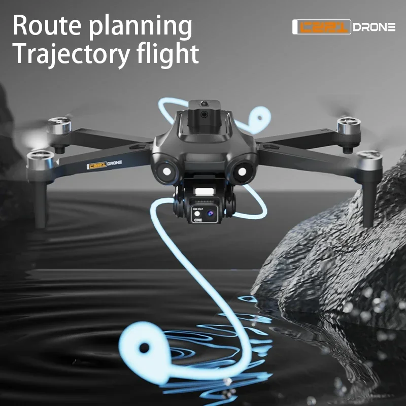 Dron de visión nocturna con cabeza OA, cámara profesional HD 8K ESC Triple cardán, flujo óptico, sin escobillas, juguete, FPV, UAV, CZ21