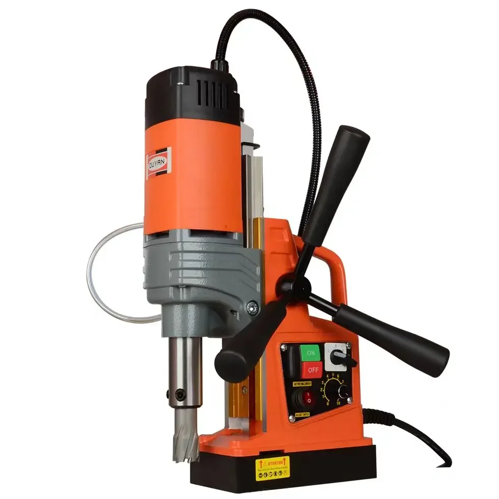 

Ouyan D8840 High Quality Magnetic Base Drill for Sale Electric 220V Brush Motor Variable Speed 40mm 1500W 50/60hz 11kg 650RPM