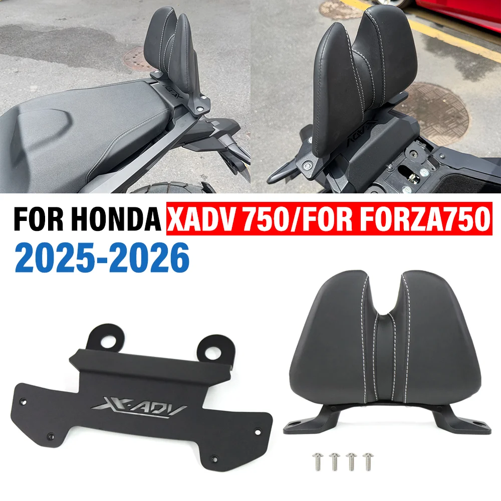 

FOR HONDA XADV750 FOR FORZA750 2025 2026 Motorcycle Passenger Backrest Rear Seat Backrest Cushion Back Rest Comfort Support Pad