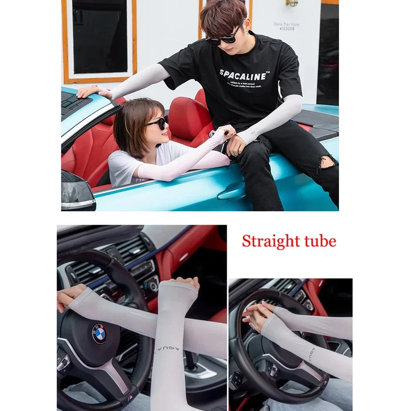 1-5 أزواج أكمام أذرع تبريد تدفئة الرياضة كم الشمس UV حماية غطاء اليد التبريد دفئا تشغيل الصيد الدراجات Mangas Para Brazo #4