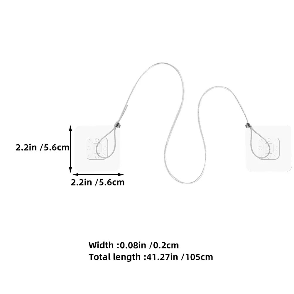 1Set Furniture Safety Straps Anti Tip Wall Anchors Baby Proofing for Dresser Bookshelf Cabinet Child Safety Toddlers Pets